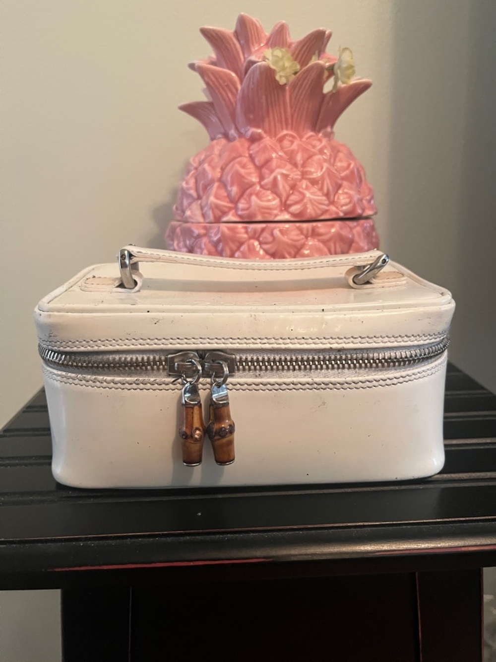 Gucci Cosmetic Case with Bamboo Zipper Pulls